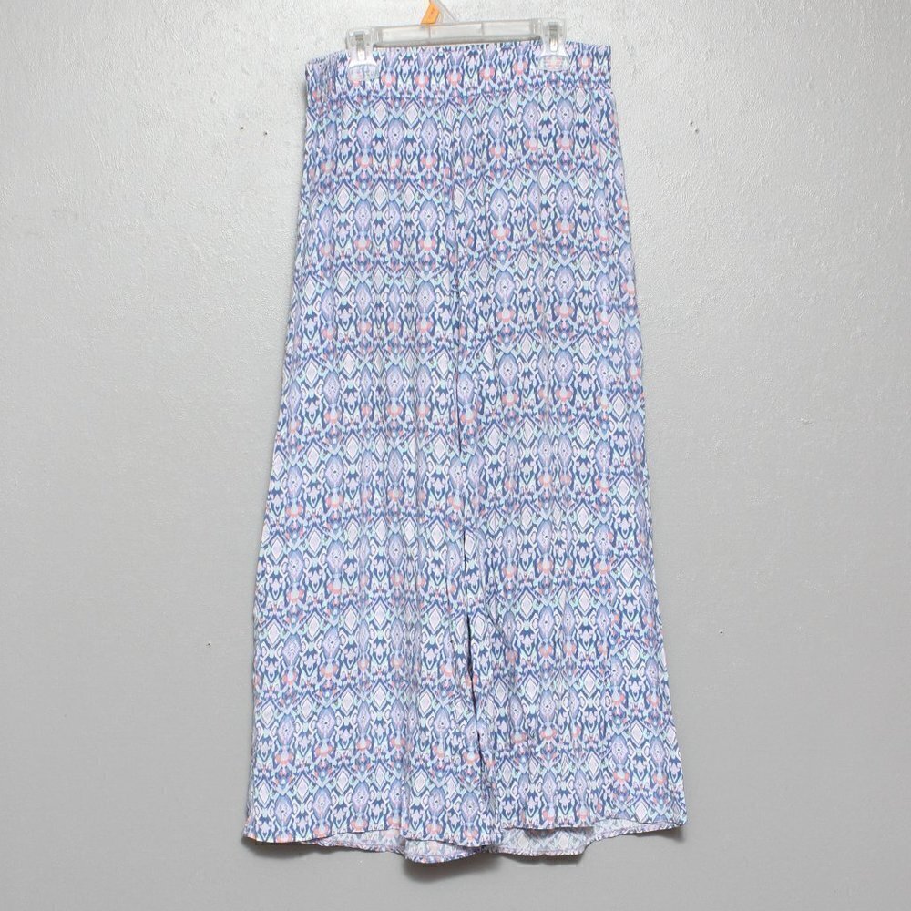 Hollister pastel floral rayon pull on resort vacation beach pants
